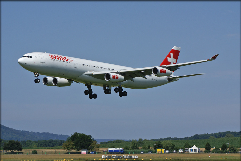 Airbus A340-313E, SWISS